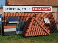 Reklamní stojan Bramac